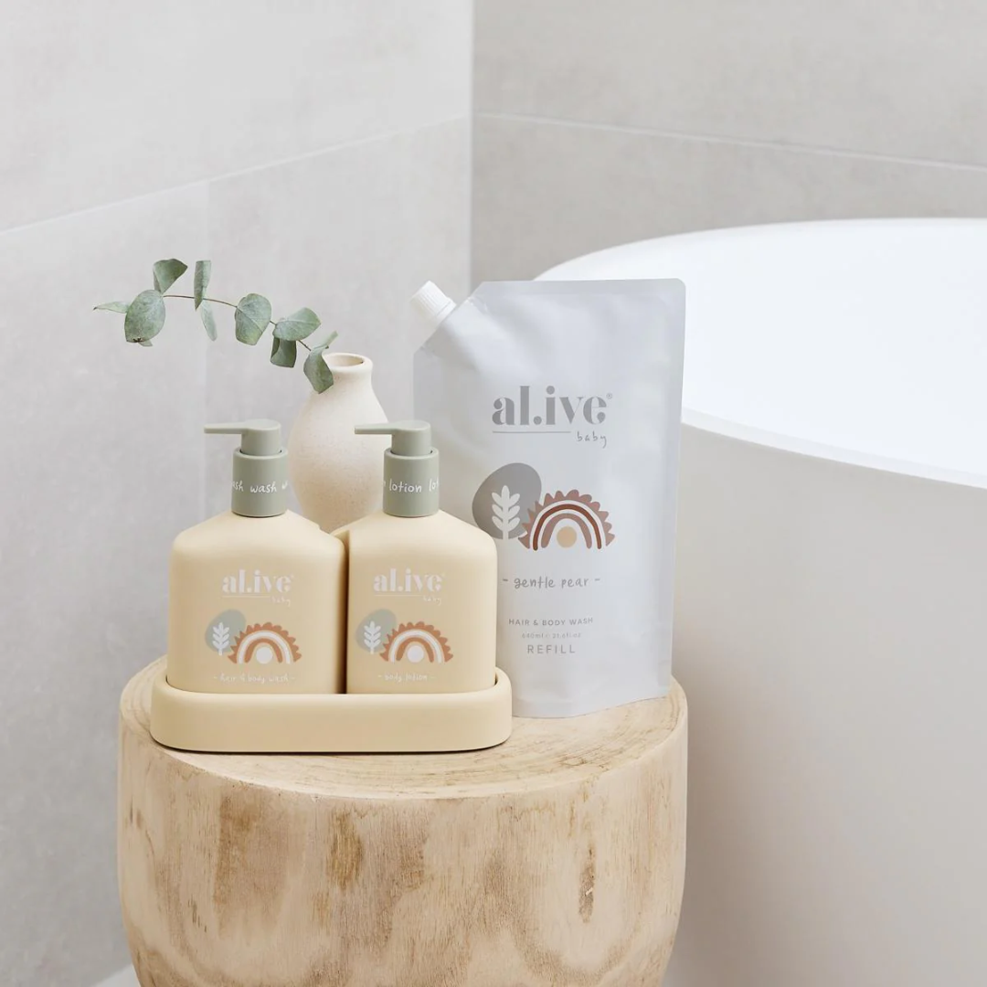 al.ive body Baby Hair & Body Duo Gentle Pear 2 x 320mL