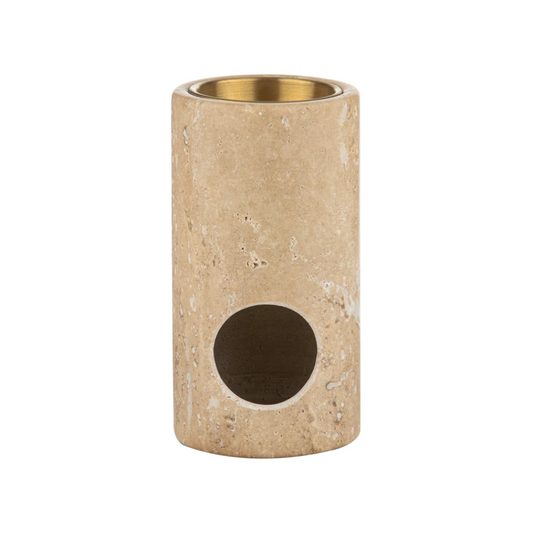 Altasphere Alta Column Travertine Oil Burner