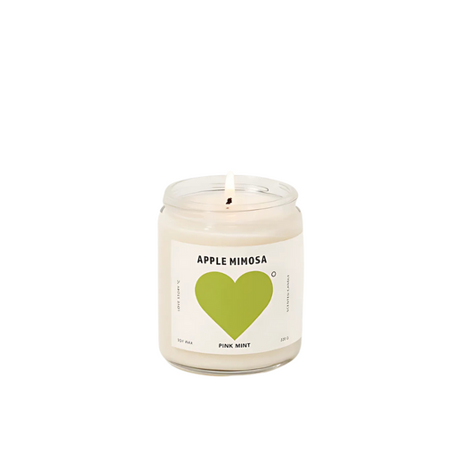 Pinkmint Candle Apple Mimosa Soy Candle 220g