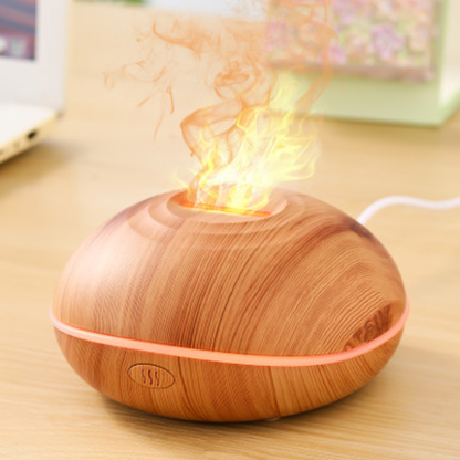 Flame Effect Aroma Humidifier Essential Oil Diffuser