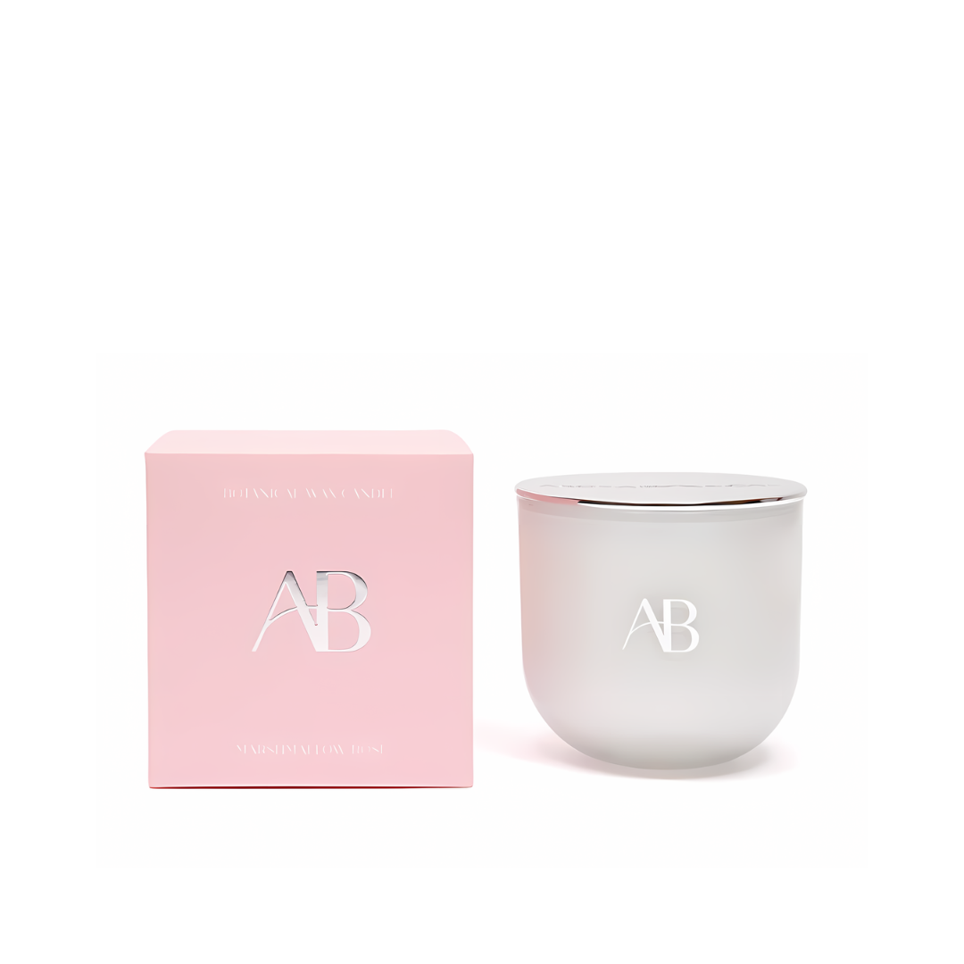 Aromabotanical Marshmallow Rose Candle 340g