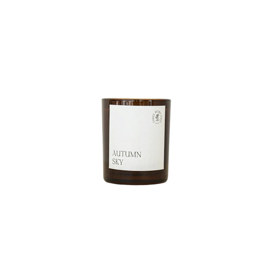 Three More Days AUTUMN SKY Amber Candle 200g