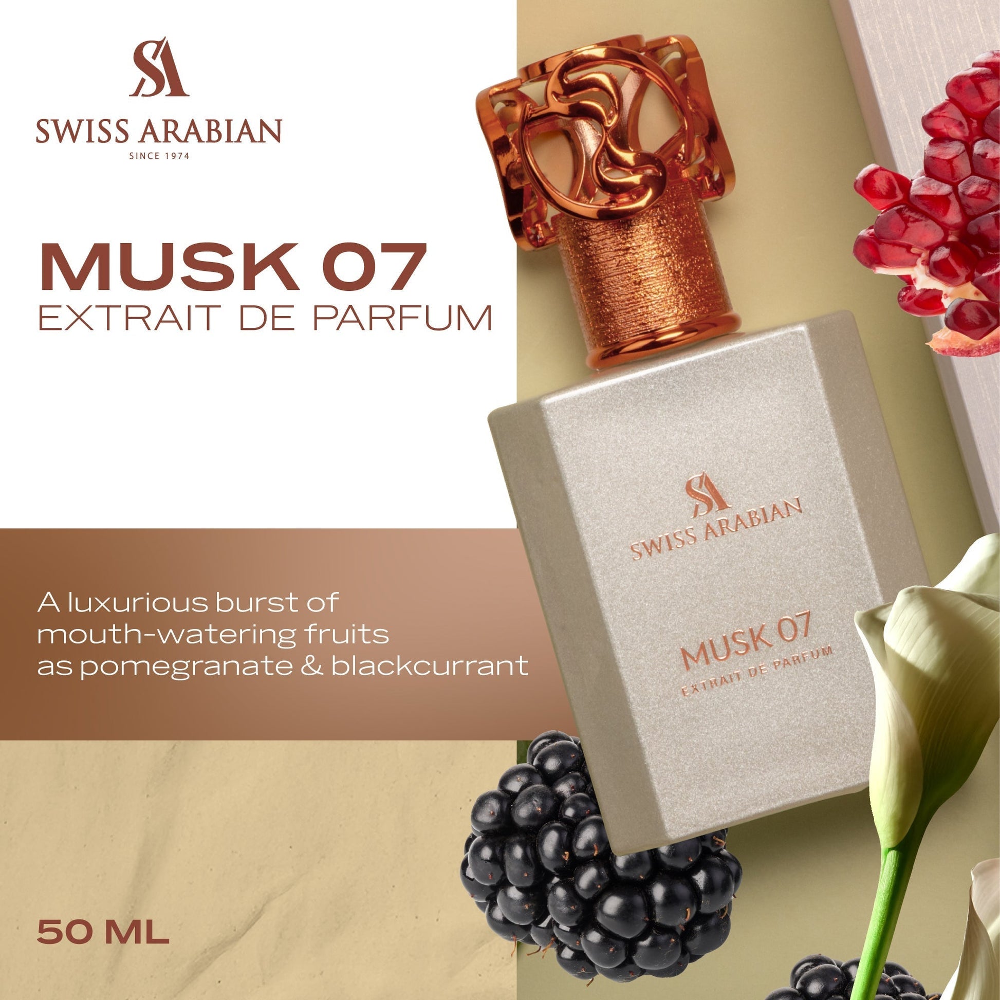 Swiss Arabian Musk 07 Extrait de Parfum Fruity Musk 50mL image 4