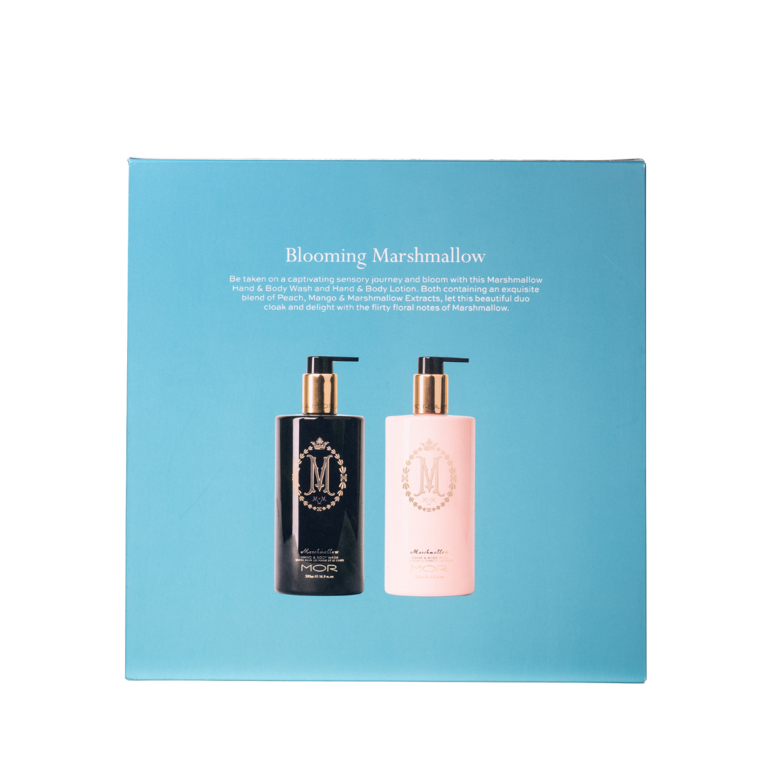 MOR Blooming Marshmallow Duo (Hand & Body Wash, Hand & Body Milk)