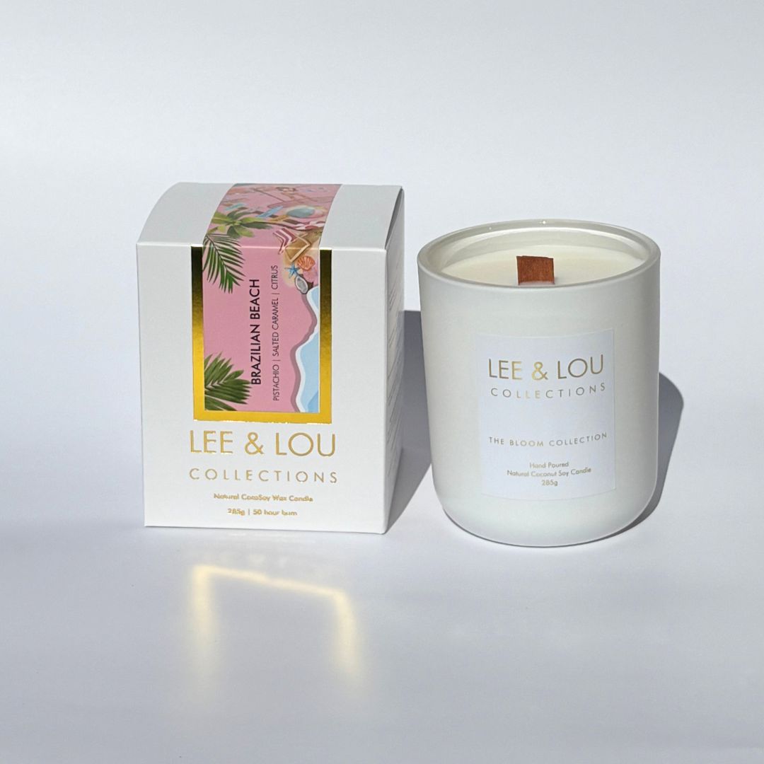 Lee & Lou Brazilian Beach Bloom Candle 285g additional supplier image 4