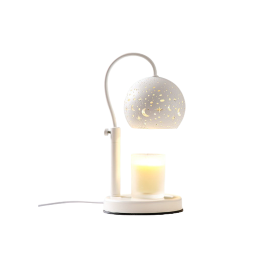 Starry Candle Warmer Lamp with Timer & Adjustable Brightness