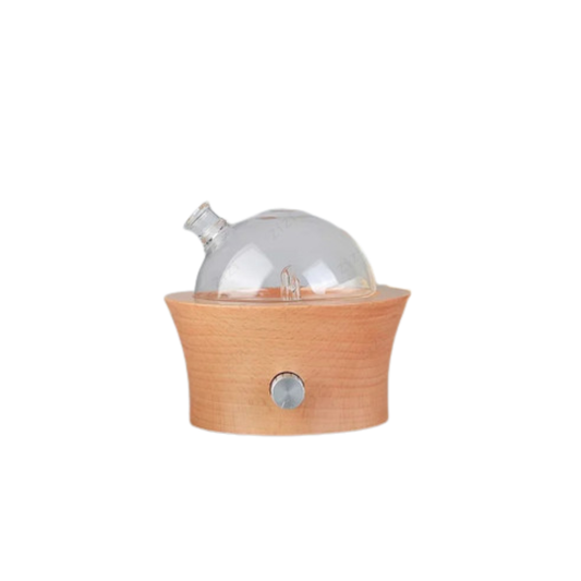 Wooden Glass Waterless Aromatherapy Essential Oil Diffuser