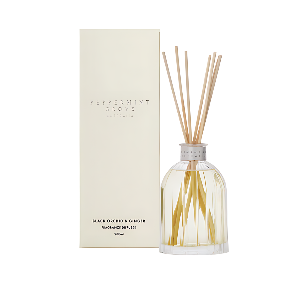 Peppermint Grove Black Orchid & Ginger Fragrance Diffuser 200ml