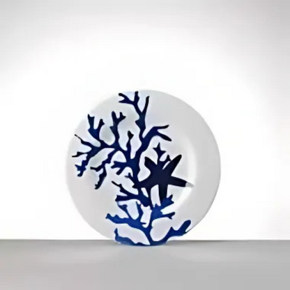 Mario Luca Giusti Corallo Blue Dinner Plates Set of 2