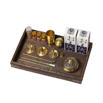 Brass Incense Burner Set Aromatherapy Production Kit
