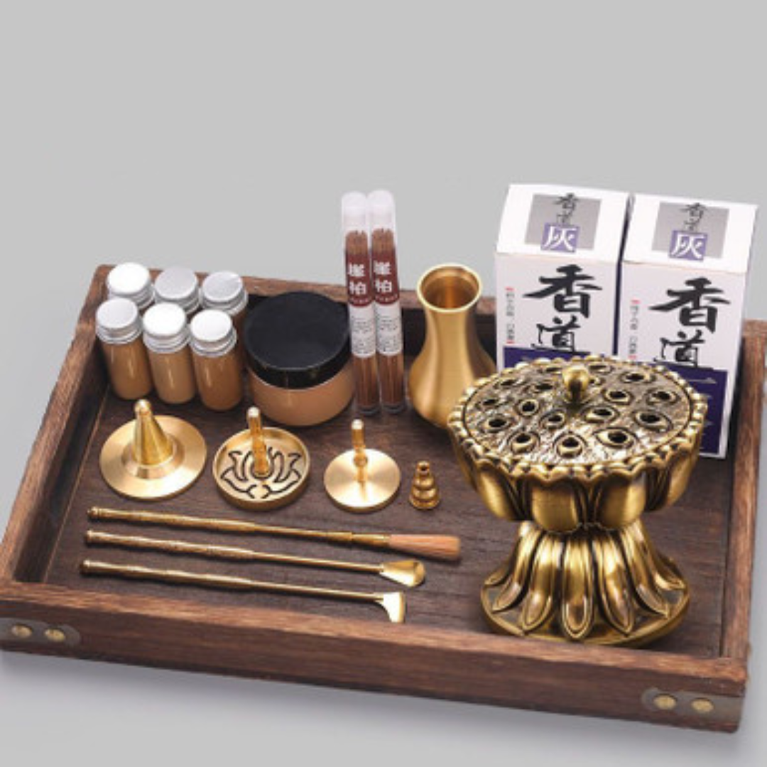 Brass Incense Burner Set Aromatherapy Production Kit