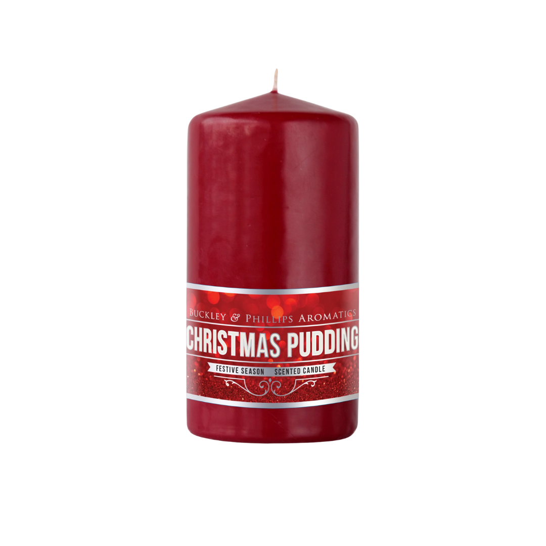 Buckley & Phillips Aromatics - Christmas Pudding Pillar Candle