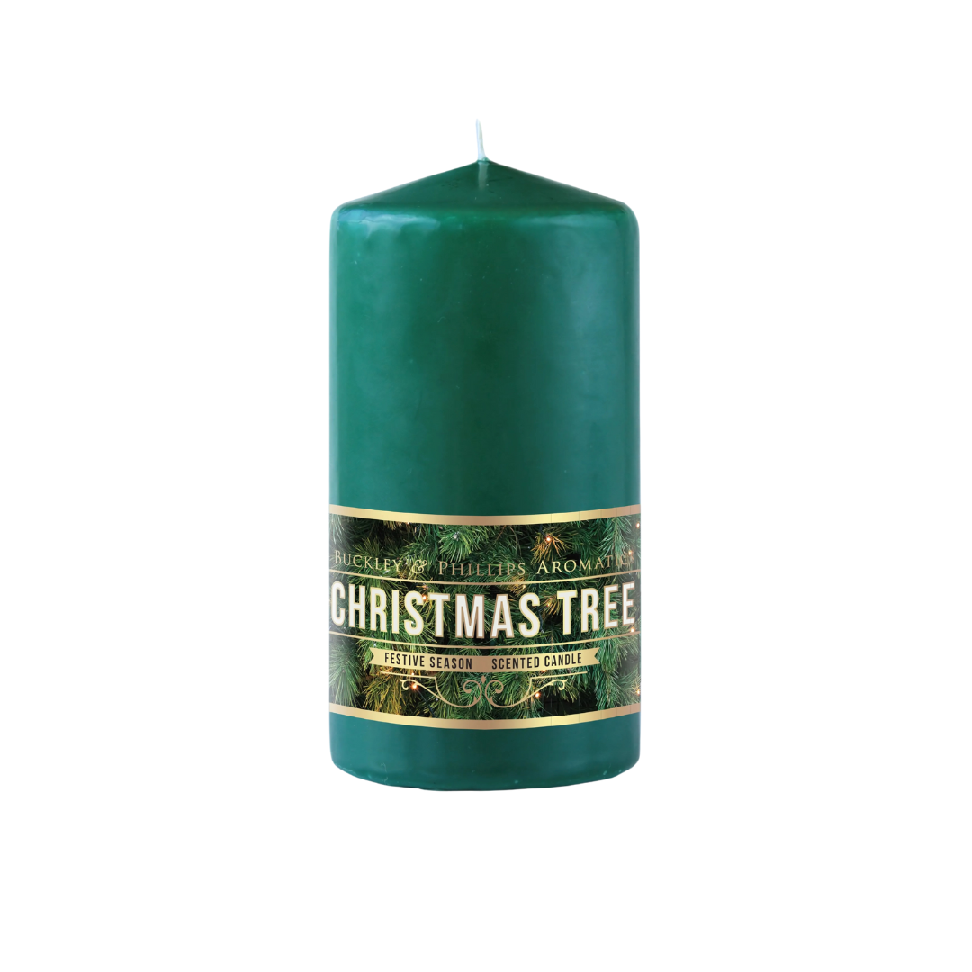 Buckley & Phillips Aromatics - Christmas Tree Pillar Candle