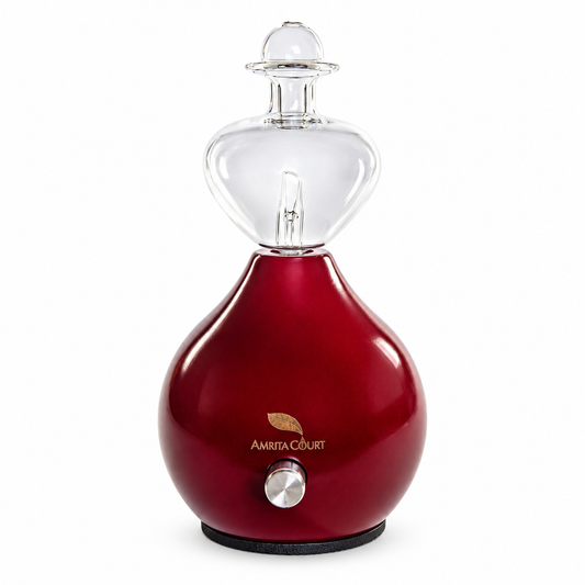 Hourglass Waterless Essential Oil Diffuser – Red