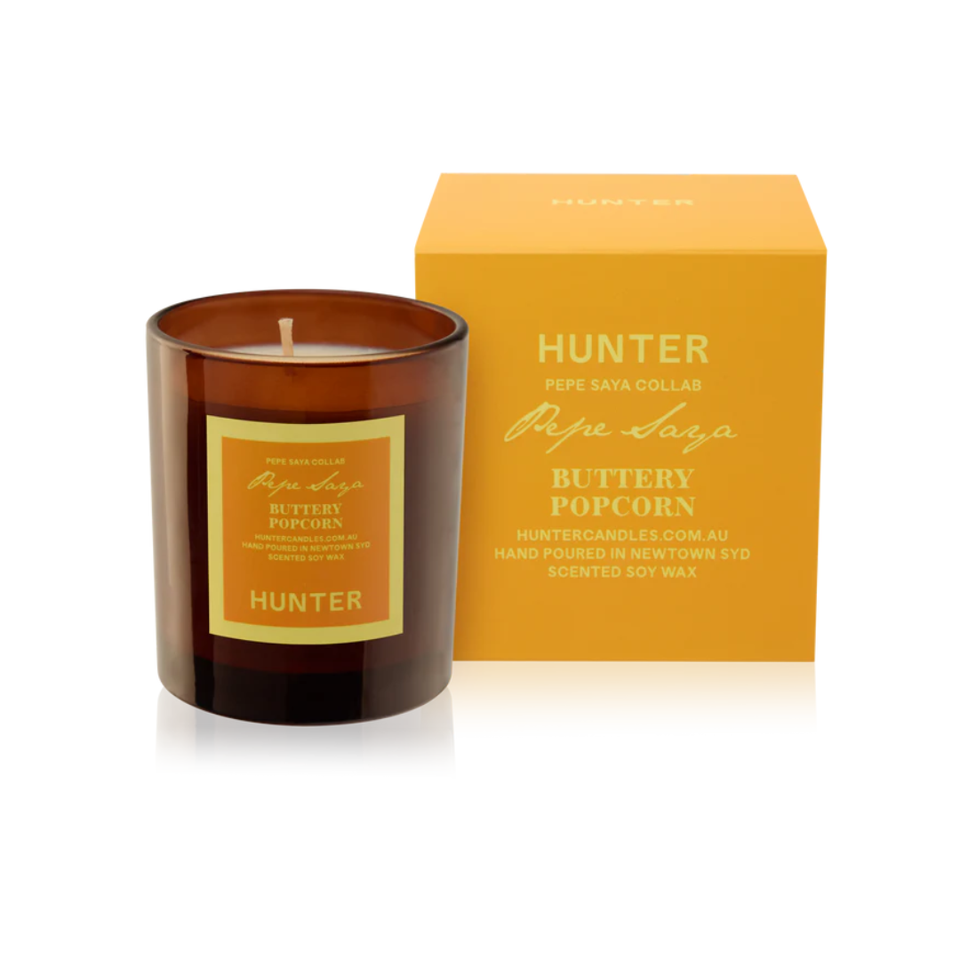 Hunter x Pepe Saya Buttery Popcorn Soy Candle