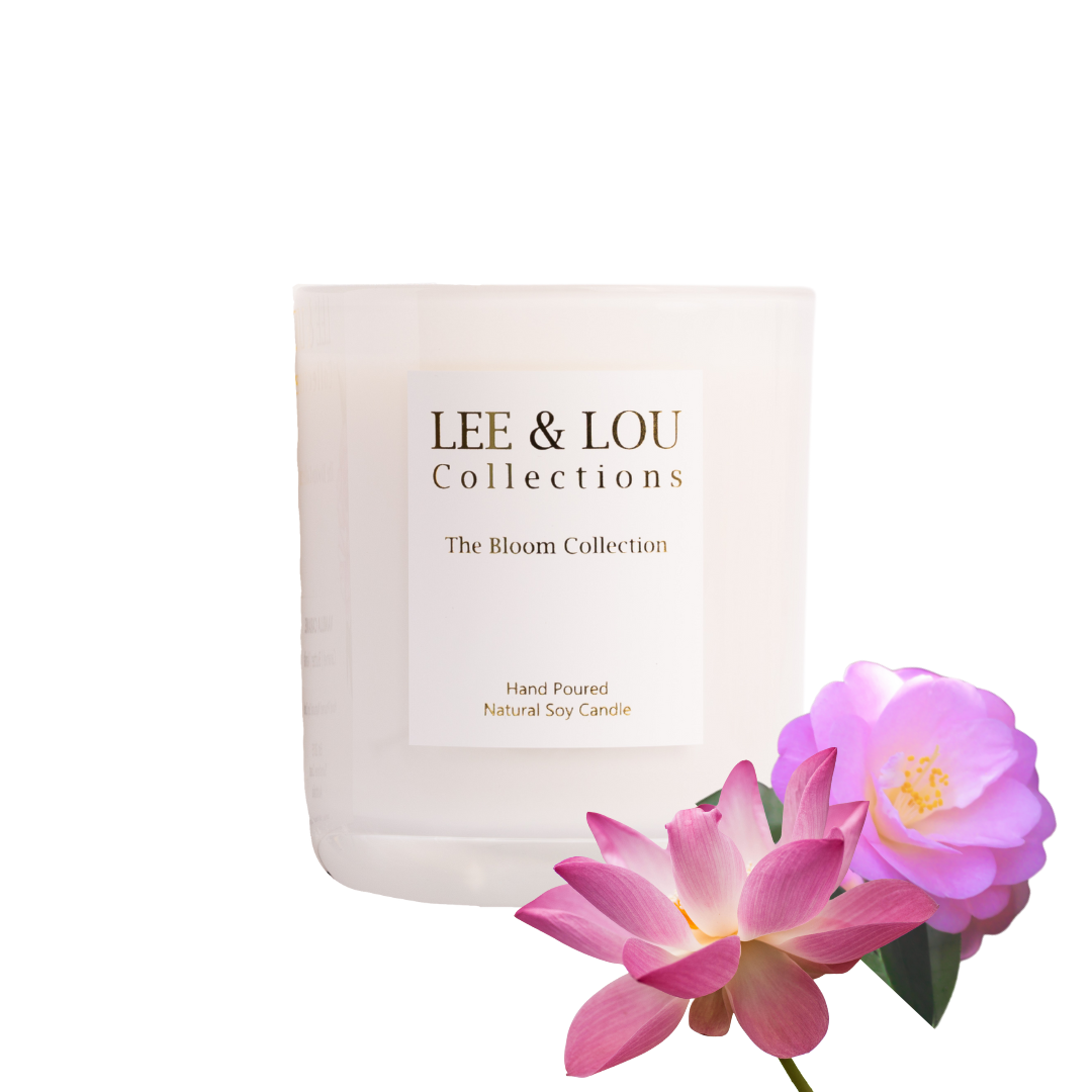 Lee & Lou Camellia & Pink Lotus Bloom Candle 285g main product image