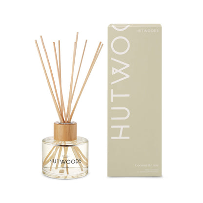 Hutwoods Coconut & Lime Reed Diffuser 200mL - The Gift Company