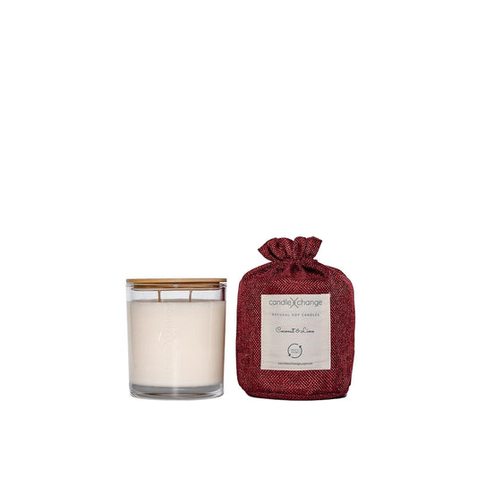 CandleXchange Coconut & Lime Soy Candle 400g