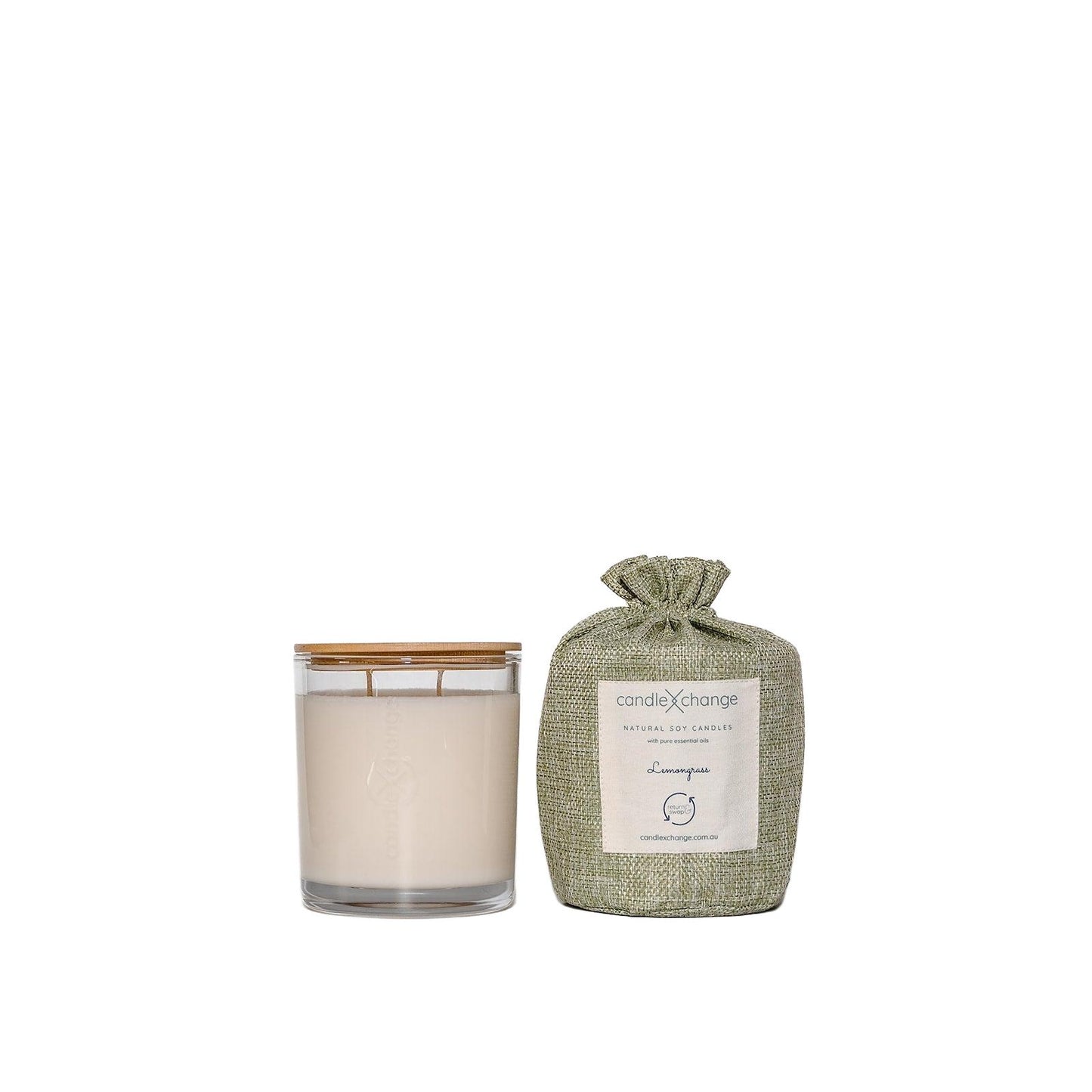 CandleXchange Lemongrass Soy Candle 400g
