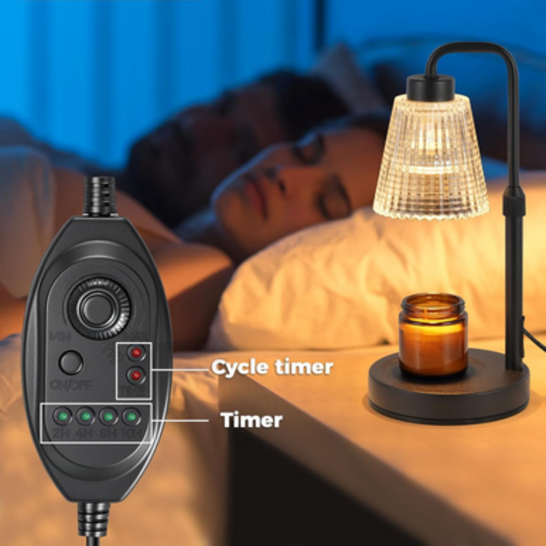 Candle Warmer Lamp with Timer & Dimmable Brightness