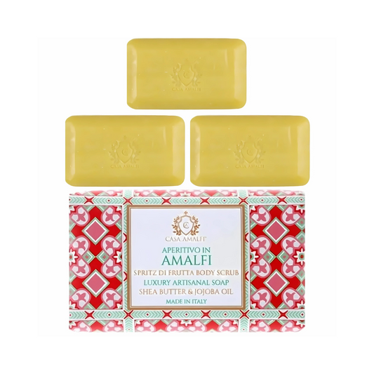 Casa Amalfi Aperitif Body Scrub Fruit Spritz Set of 3 × 150g