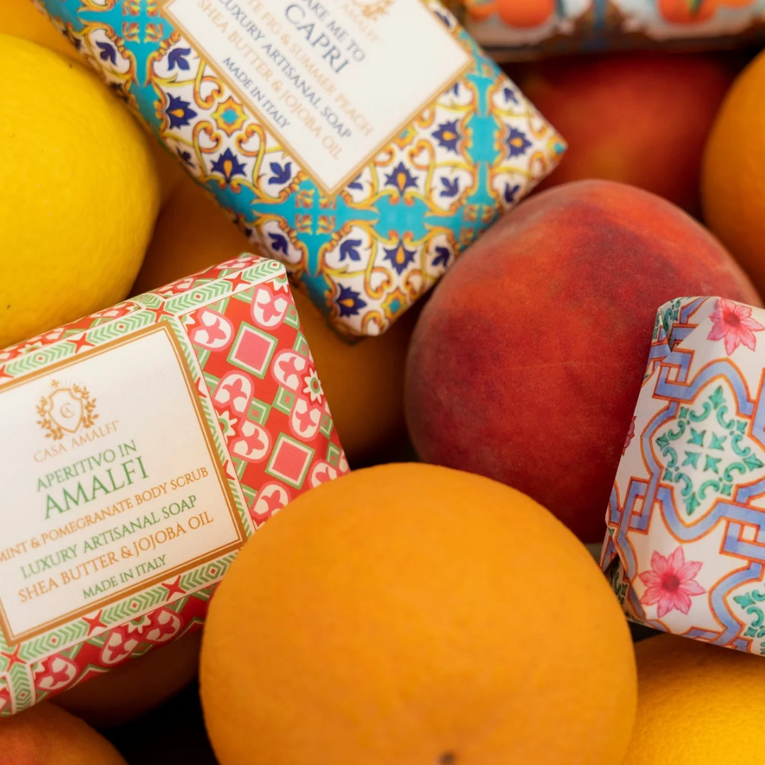 Casa Amalfi Aperitif Body Scrub Fruit Spritz Set of 3 × 150g