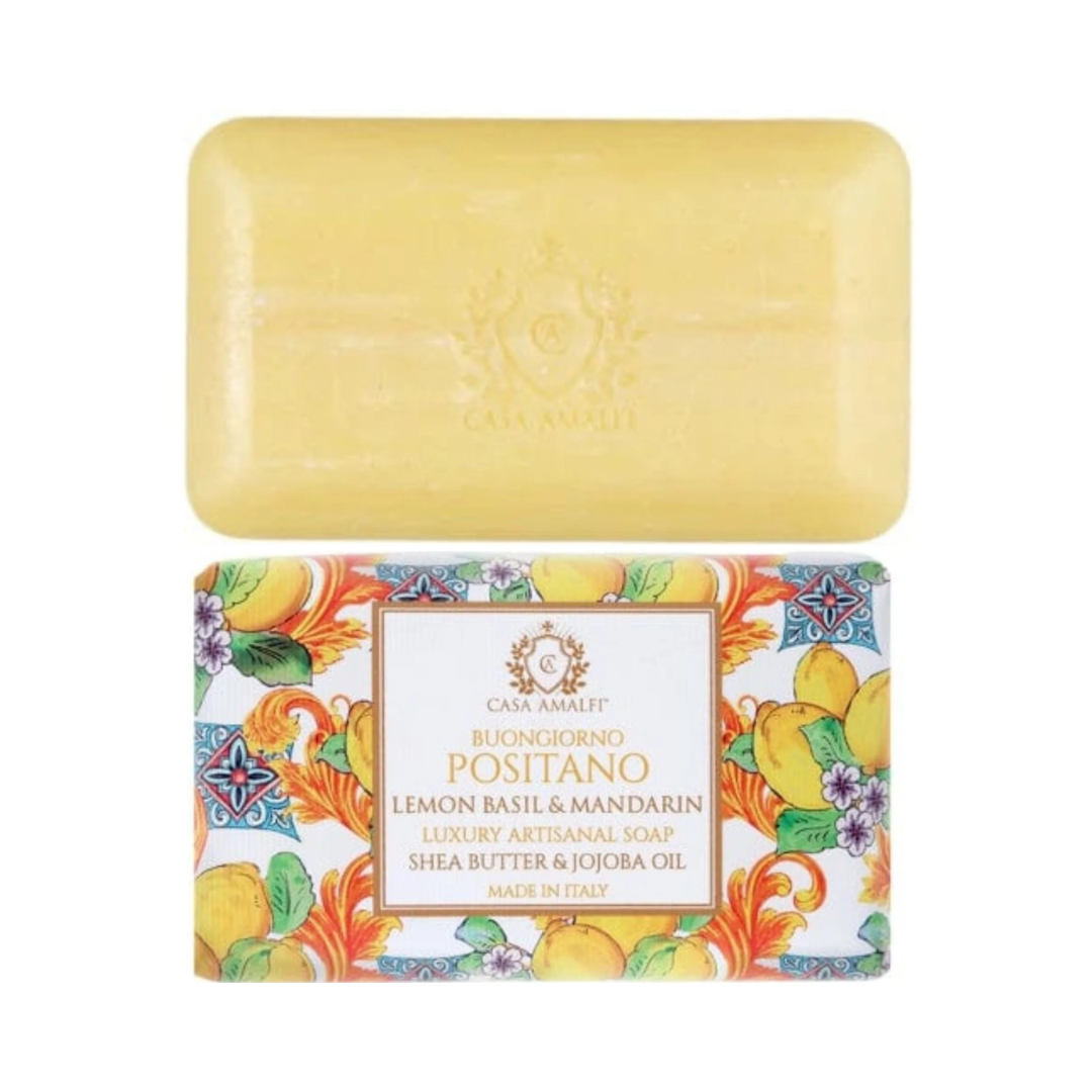 Casa Amalfi Buongiorno Positano Body Soap Lemon Basil & Mandarin 150g