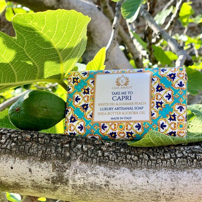 Casa Amalfi Take Me To Capri Body Soap White Fig & Ivy Set of 3 × 150g