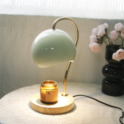 Scandinavian Candle Warmer Lamp with Timer & Dimmable Lighting