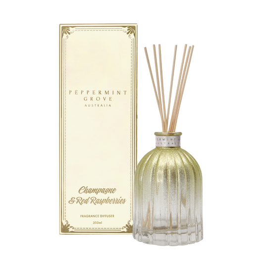 Peppermint Grove Champagne & Red Raspberries Fragrance Diffuser 350ml