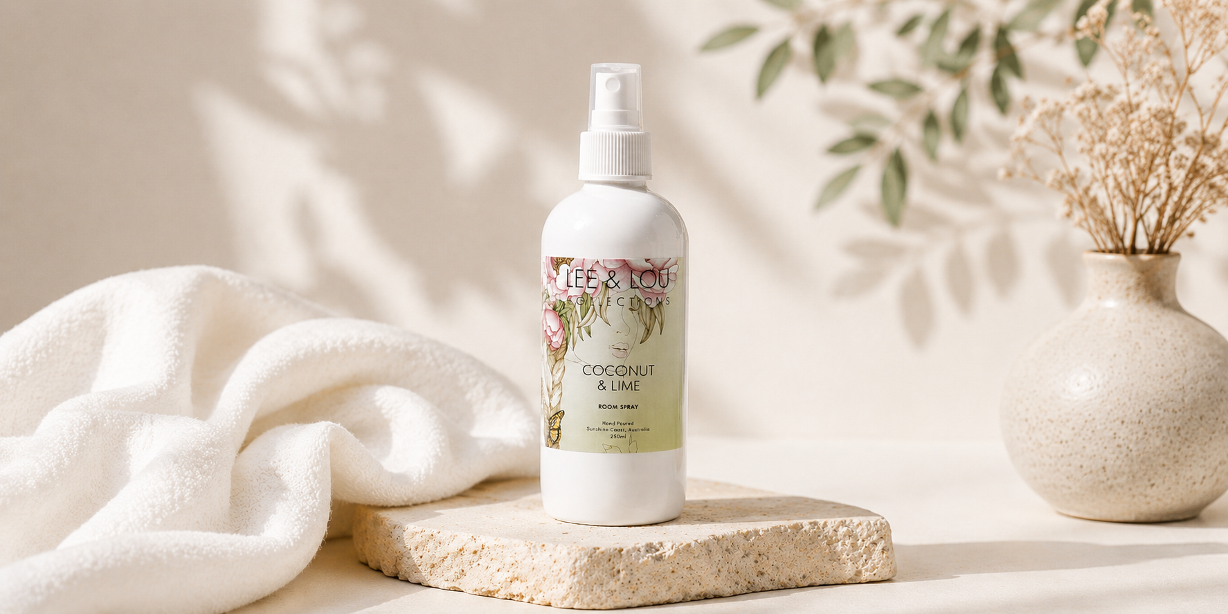 Lee & Lou Brazilian Beach Room Spray 250mL styled product image 4