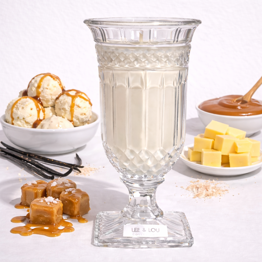 Lee & Lou Vanilla Caramel Crystal Vase Candle 1.5kg additional supplier image 7