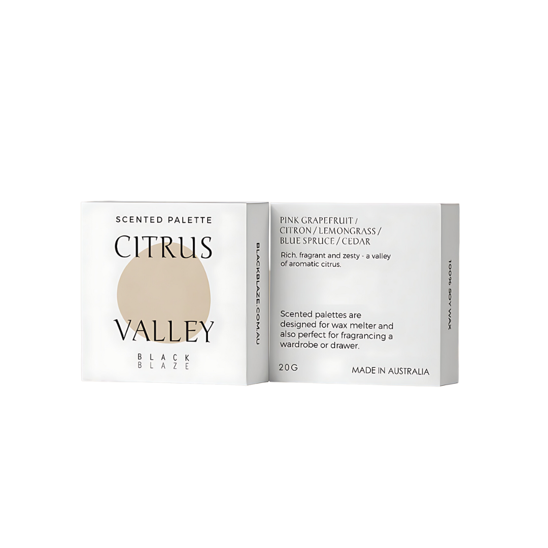 Black Blaze Citrus Valley Scented Palette 20g