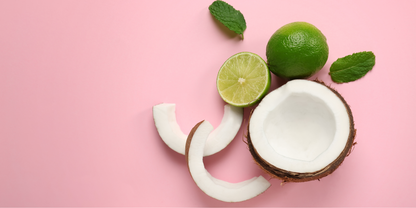 Lee & Lou Coconut & Lime Crystal Vase Candle 1.5kg styled product image 3