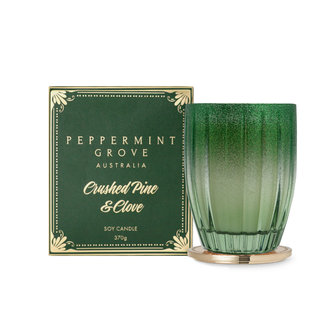 Peppermint Grove Crushed Pine & Clove Soy Candle 370g