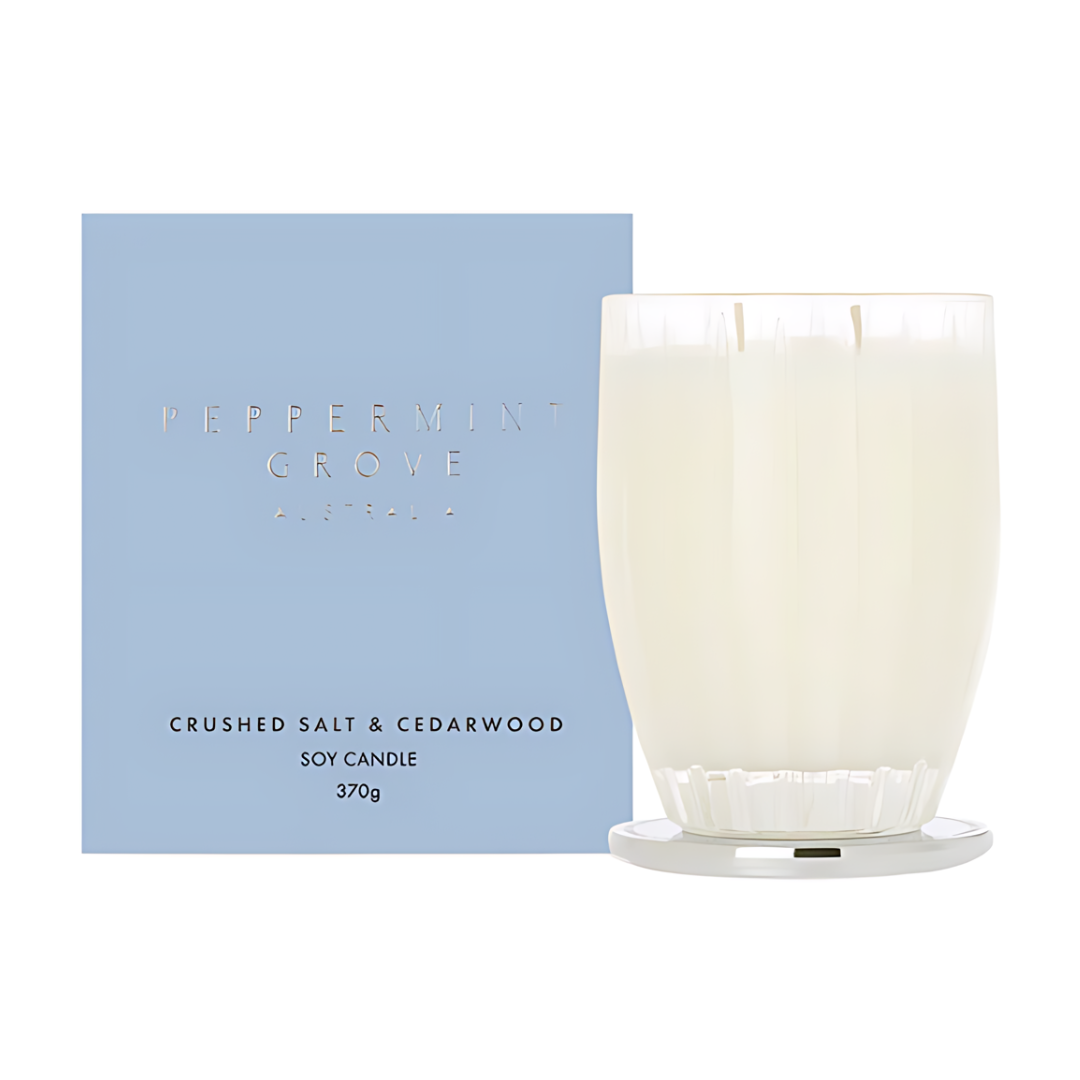 Peppermint Grove Crushed Salt & Cedarwood Candle 200g