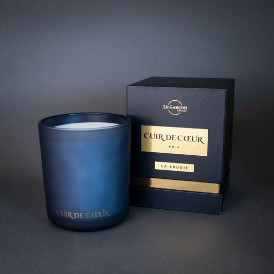 Maison Le Garçon La Bougie Cuir de Cœur Scented Candle 290g supplier image 1