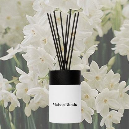 Maison Blanche 002 Paperwhite & Clementine Reed Diffuser 125mL – official Maison Blanche product image 3