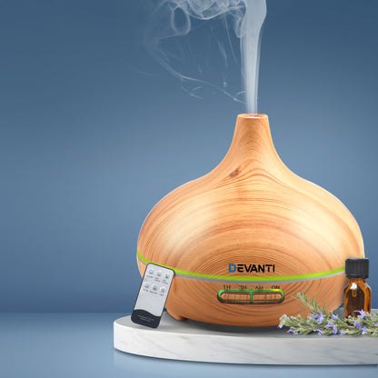 Devanti Aroma Diffuser 300mL – Light Wood