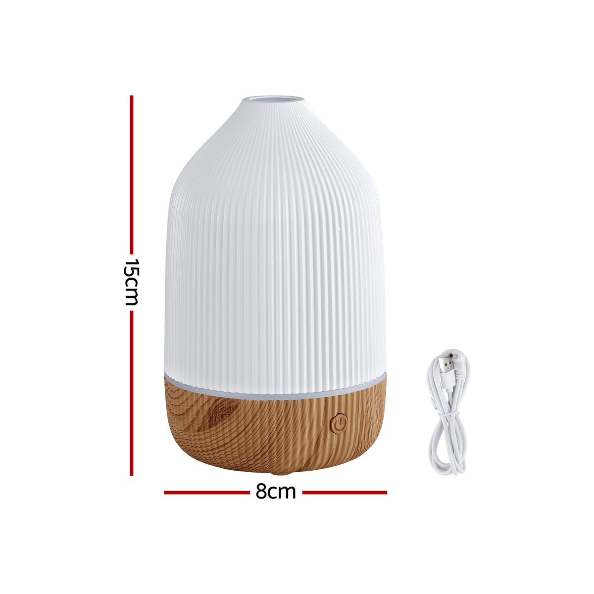 Devanti USB Aroma Diffuser 100mL – Light Wood