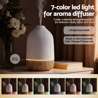 Devanti USB Aroma Diffuser 100mL – Light Wood