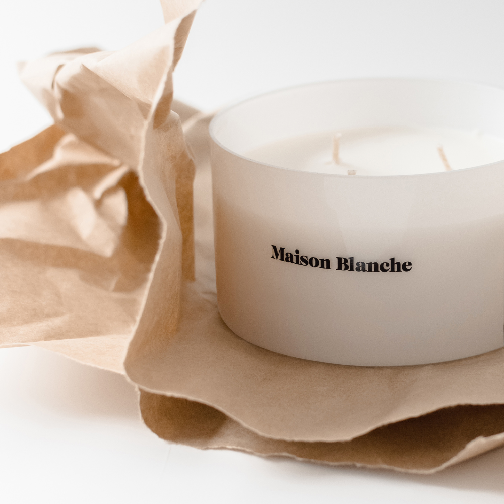 Maison Blanche 003 Cucumber & Mint Deluxe Candle 800g – official Maison Blanche product image 5