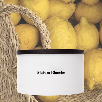 Maison Blanche 011 Lemon Verbena & Sage Deluxe Candle 800g – official Maison Blanche product image 3