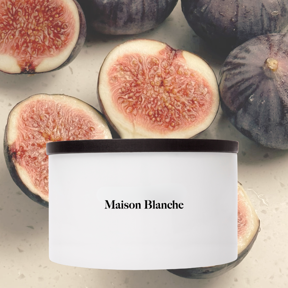Maison Blanche 014 Fig & Olive Leaf Deluxe Candle 800g – official Maison Blanche product image 3