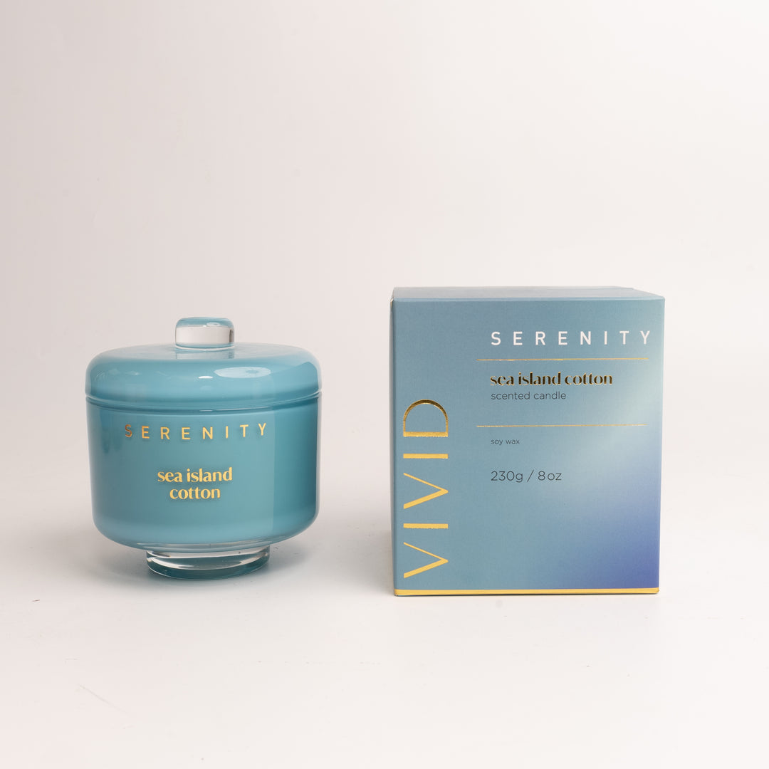 Serenity Sea Island Cotton Scented Candle 230g product image