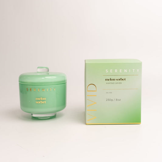 Serenity Melon Sorbet Scented Candle 230g product image