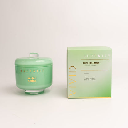 Serenity Melon Sorbet Scented Candle 230g product image