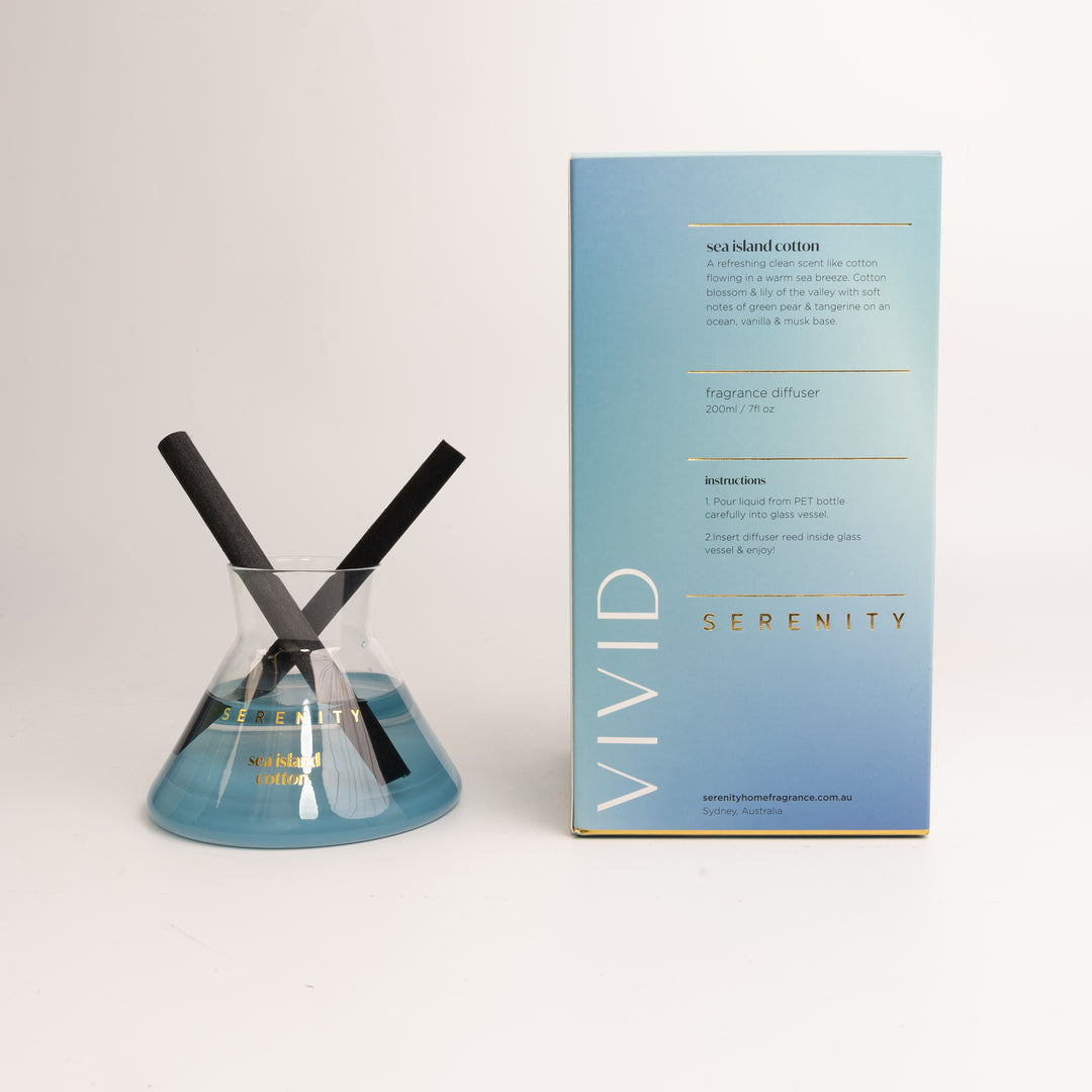 Serenity Sea Island Cotton Reed Diffuser 200mL image 2