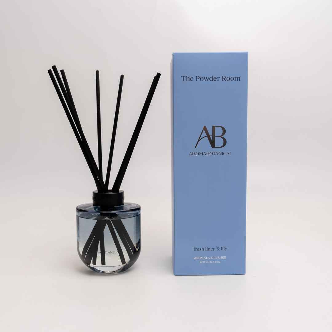 Aromabotanical Powder Room – Fresh Linen & Lily Reed Diffuser 200mL