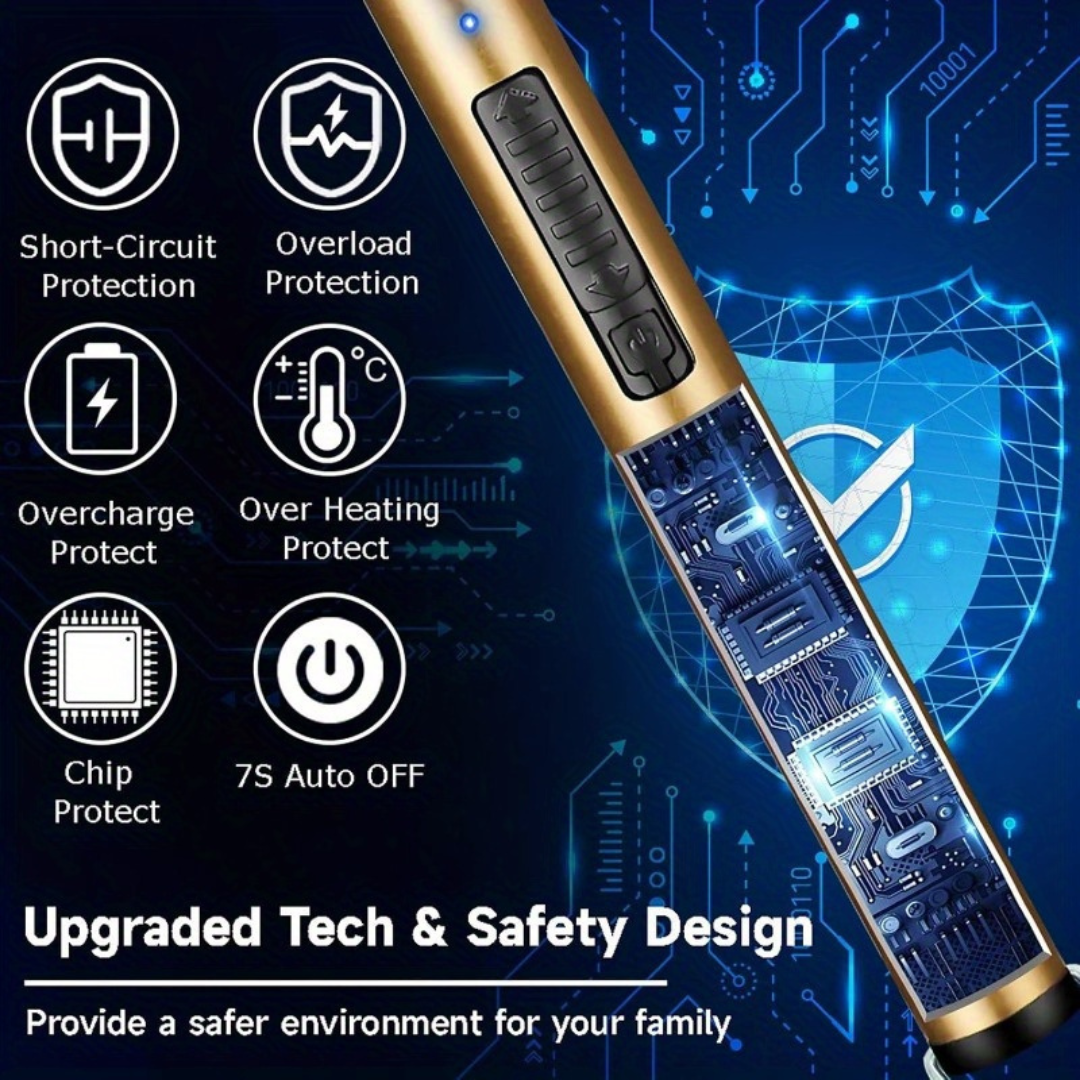 Arc Windproof Flamel USB Rechargeable Lighter